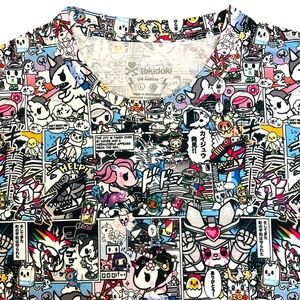NEW Tokidoki Comic Strip Design T-Shirt Men’s Large Tee Tokimondo Unicorno NWT